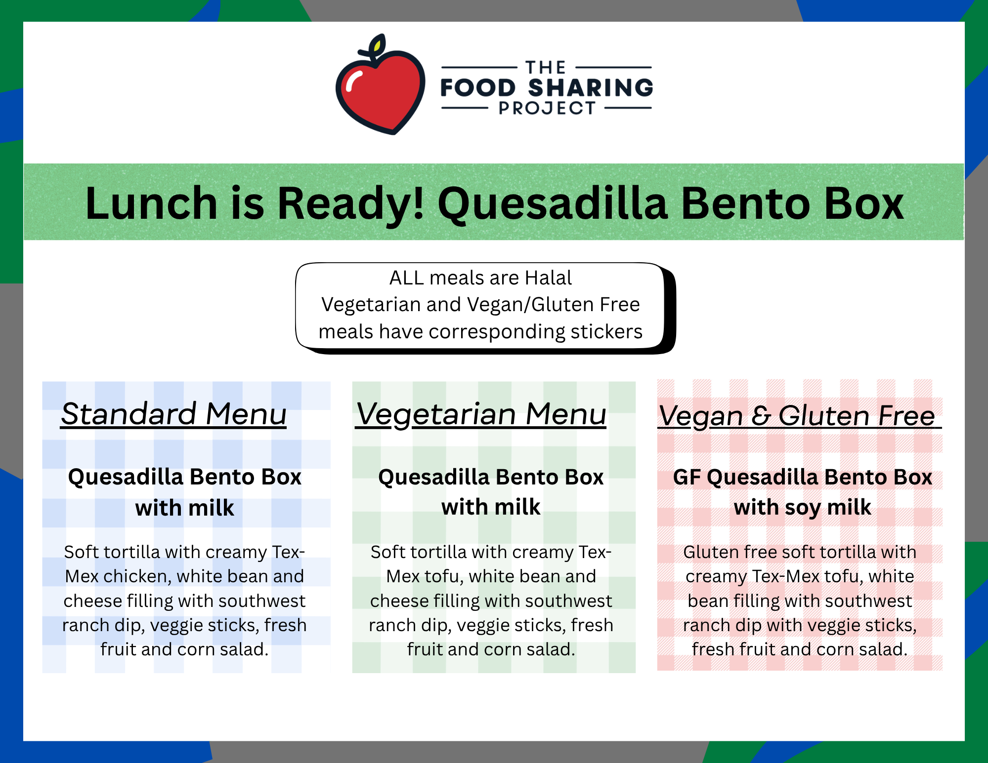 Spring Quesadilla Bento